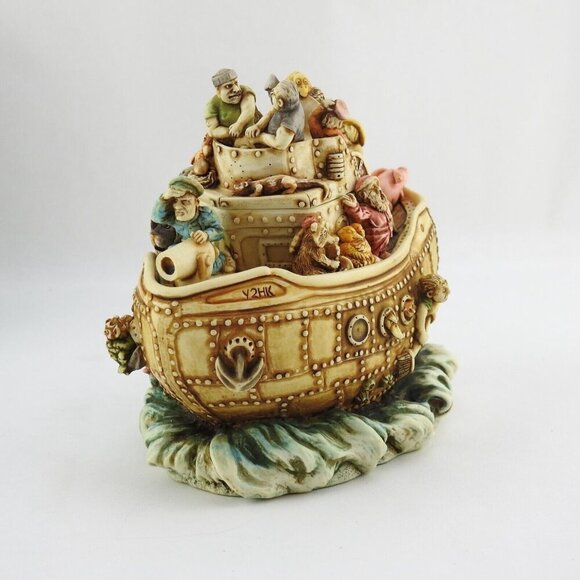 Harmony Kingdom Box Figurine TJSEY2K Y2HKT 1999 NIB Sailors Ship Boat Limited Si - Picture 8 of 16